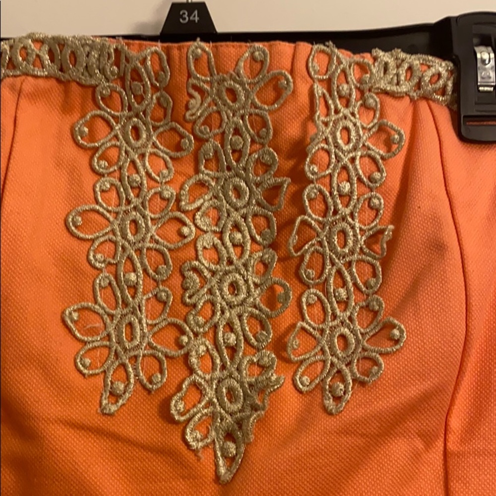 Strapless Salmon Dress Size L - Picture 2 of 4